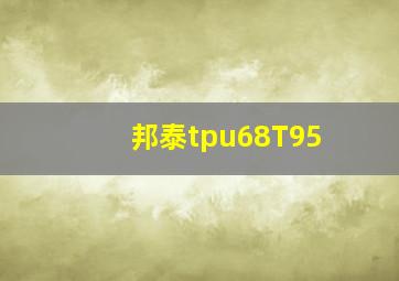 邦泰tpu68T95