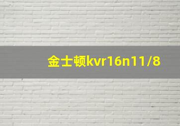 金士顿kvr16n11/8