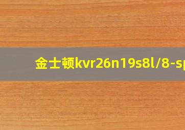 金士顿kvr26n19s8l/8-sp