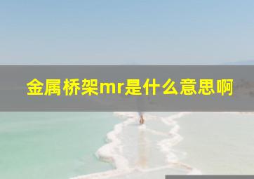 金属桥架mr是什么意思啊