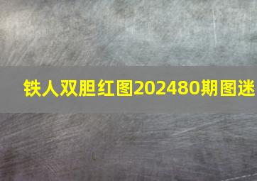 铁人双胆红图202480期图迷