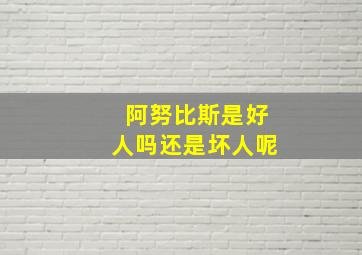 阿努比斯是好人吗还是坏人呢