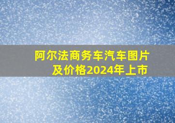 阿尔法商务车汽车图片及价格2024年上市