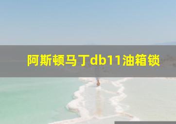 阿斯顿马丁db11油箱锁