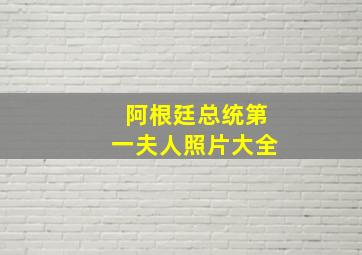 阿根廷总统第一夫人照片大全