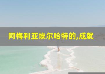 阿梅利亚埃尔哈特的,成就