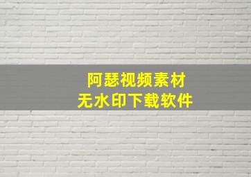 阿瑟视频素材无水印下载软件