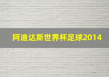 阿迪达斯世界杯足球2014