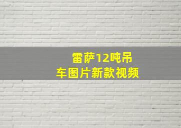 雷萨12吨吊车图片新款视频