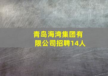 青岛海湾集团有限公司招聘14人