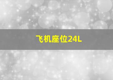 飞机座位24L