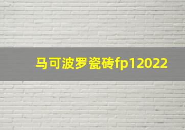 马可波罗瓷砖fp12022