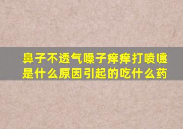 鼻子不透气嗓子痒痒打喷嚏是什么原因引起的吃什么药