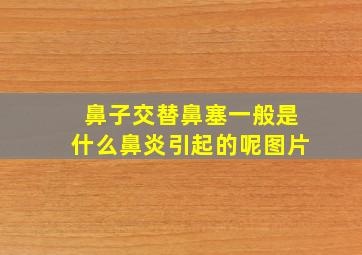 鼻子交替鼻塞一般是什么鼻炎引起的呢图片